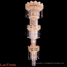 Современный Европейский стиль кристалл люстра длинная лестница люстра с лучших китайских кристалл 98107 к9 